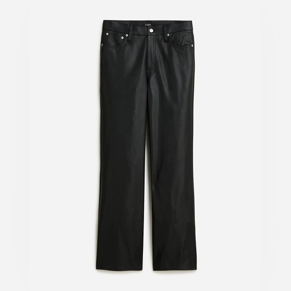 [J. Crew] Slim wide-leg pant in faux leather - Picture 3 of 5